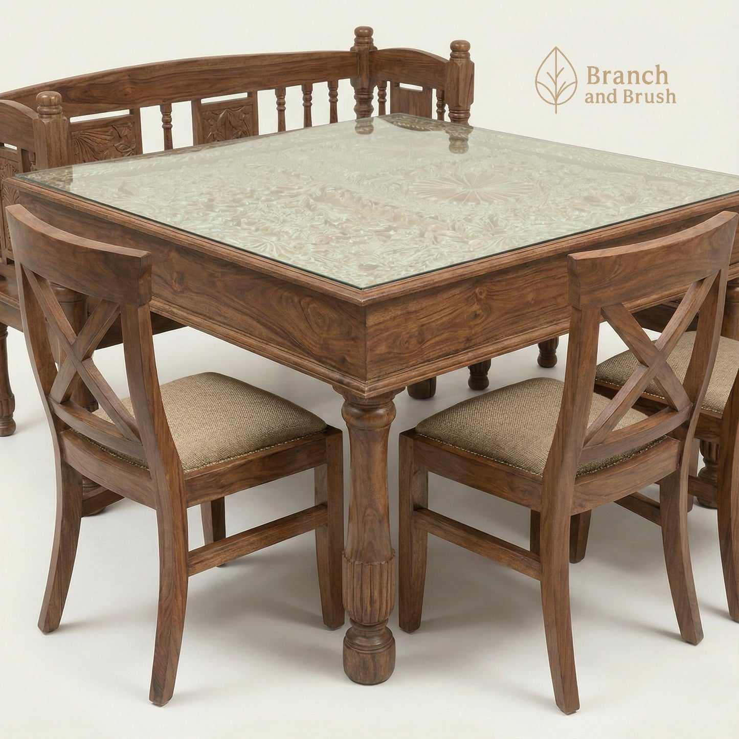 The Hearthstone Banquette Dining Set - Made to Order ( 6-8 Weeks Lead Time)