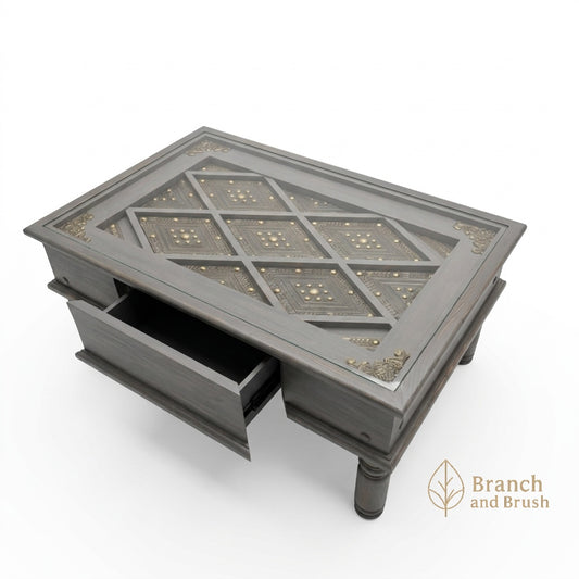 The Sahara Tile-Top Coffee Table - (Ready to Purchase)