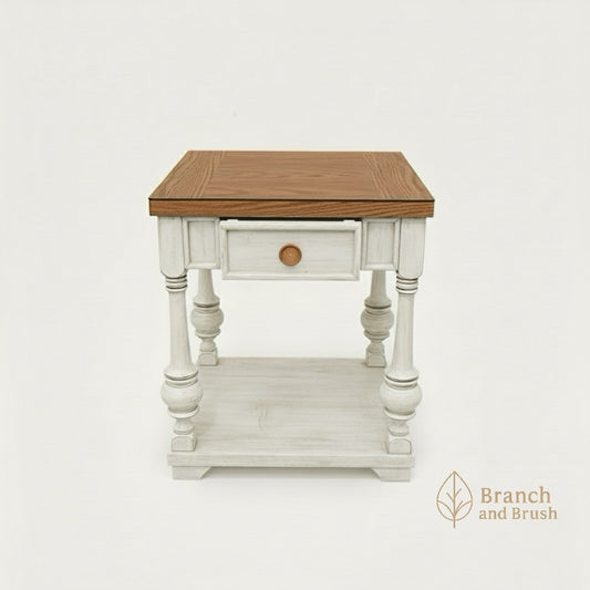 Classic Turned-Leg Side Table - Made to Order (4-6 weeks Lead time)