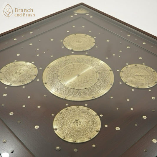 The Alhambra Brass Inlay Coffee Table - Made to Order (4-6 Weeks Lead Time)