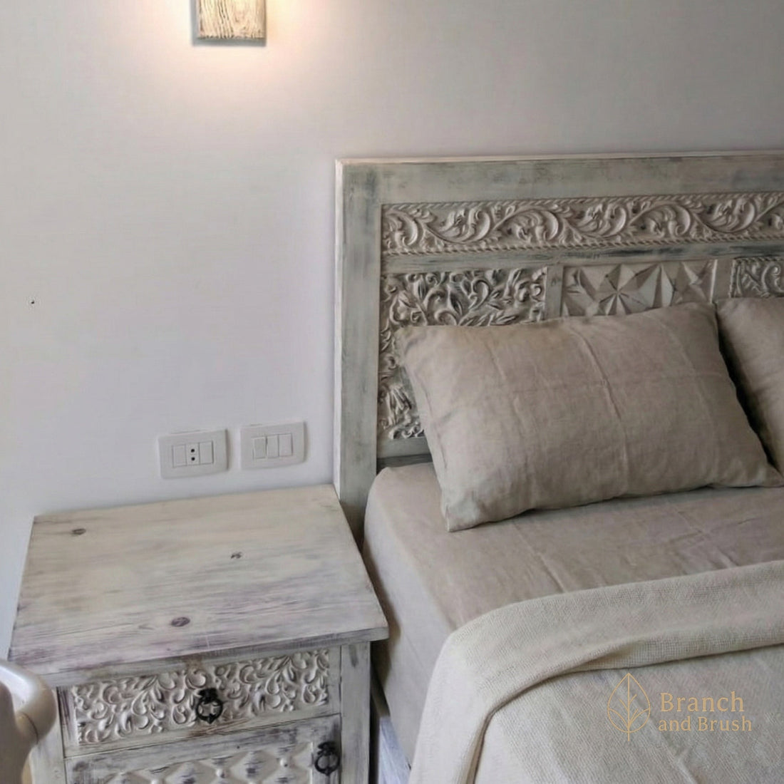 Heirloom Carved Bed