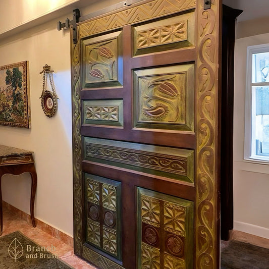 The Anatolia Carved Sliding Door
