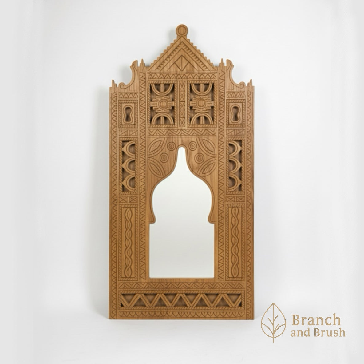 The Marrakech Carved Archway Mirror - Made to Order ( 3-4 Weeks Lead Time)