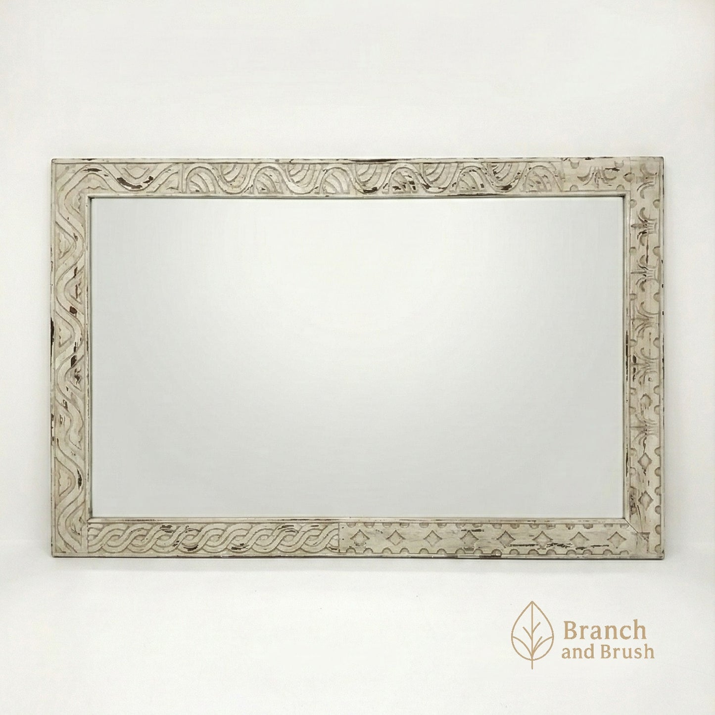 Sahara Carved Wall Mirror - Made to Order (4-6 weeks Lead time)