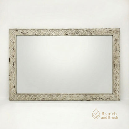 Sahara Carved Wall Mirror - Made to Order (4-6 weeks Lead time)