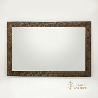 Sahara Carved Wall Mirror - Made to Order (4-6 weeks Lead time)