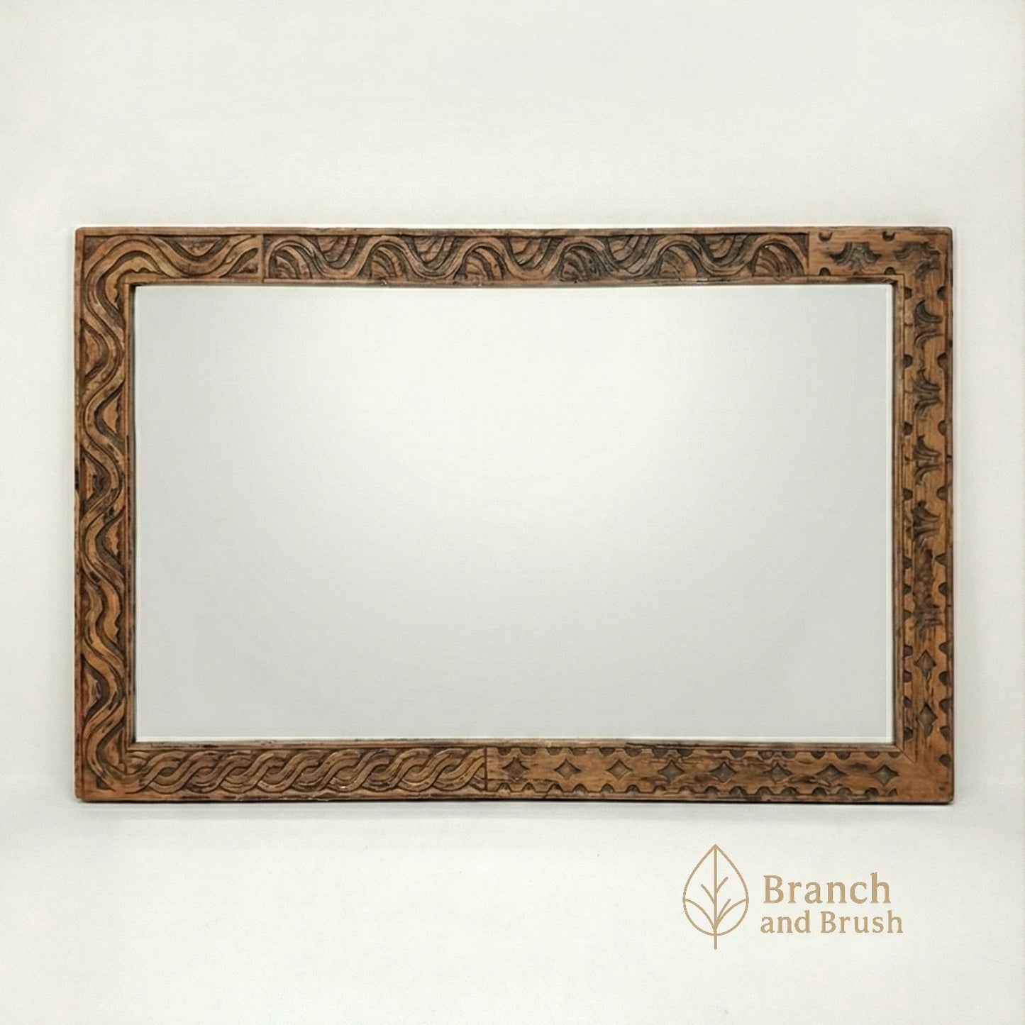Sahara Carved Wall Mirror - Made to Order (4-6 weeks Lead time)