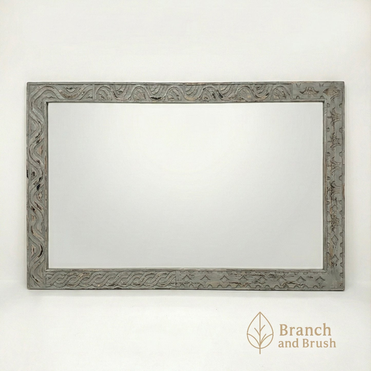 Sahara Carved Wall Mirror - Made to Order (4-6 weeks Lead time)