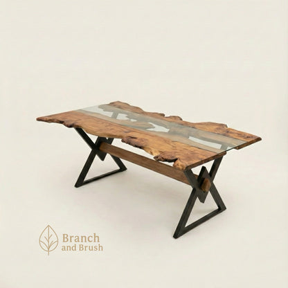 Ridge Live-Edge Dining Table- Made to Order (5-8 weeks Lead time)