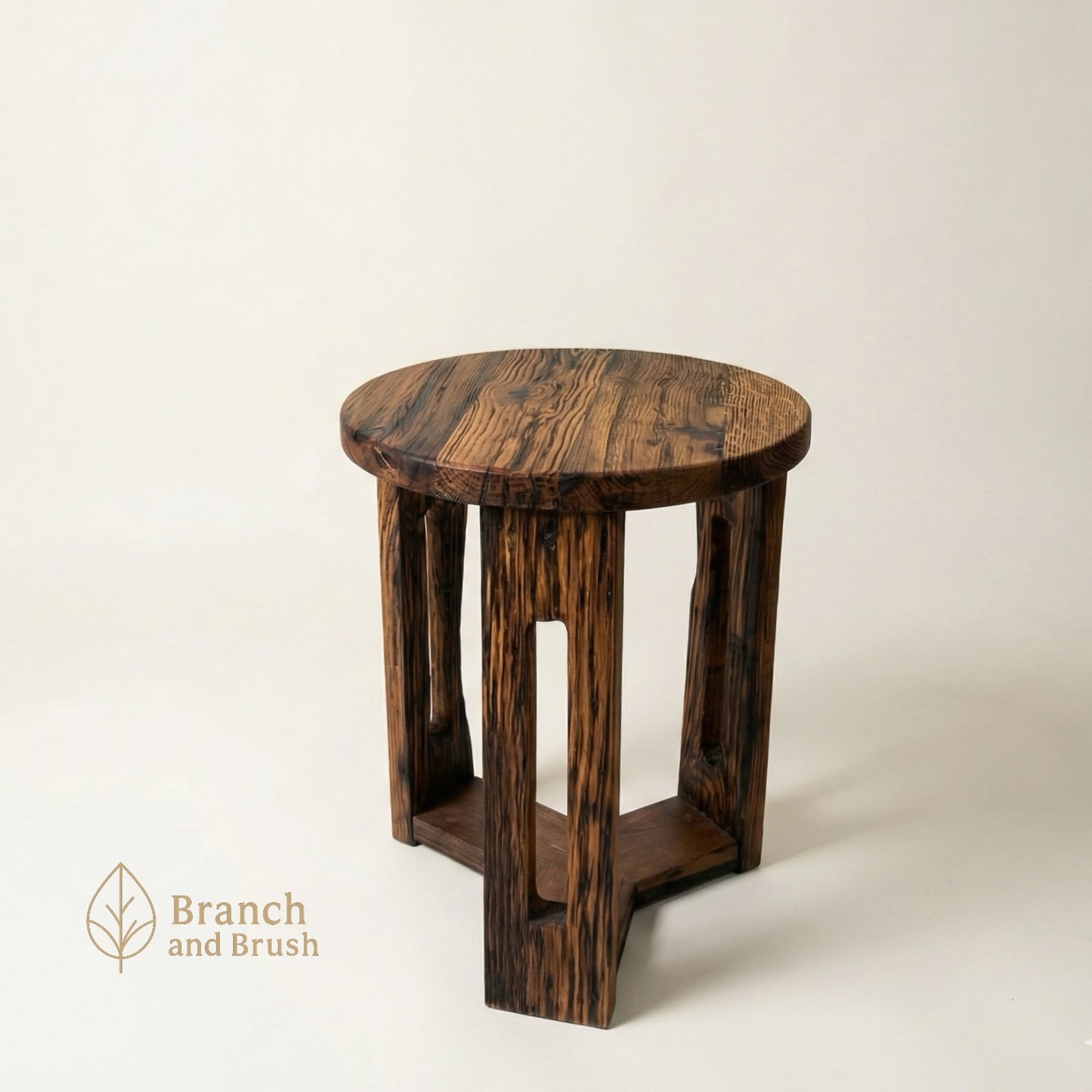 Terra Round Rustic Side-Table - Made to Order ( 3 - 5 Weeks Lead Time )