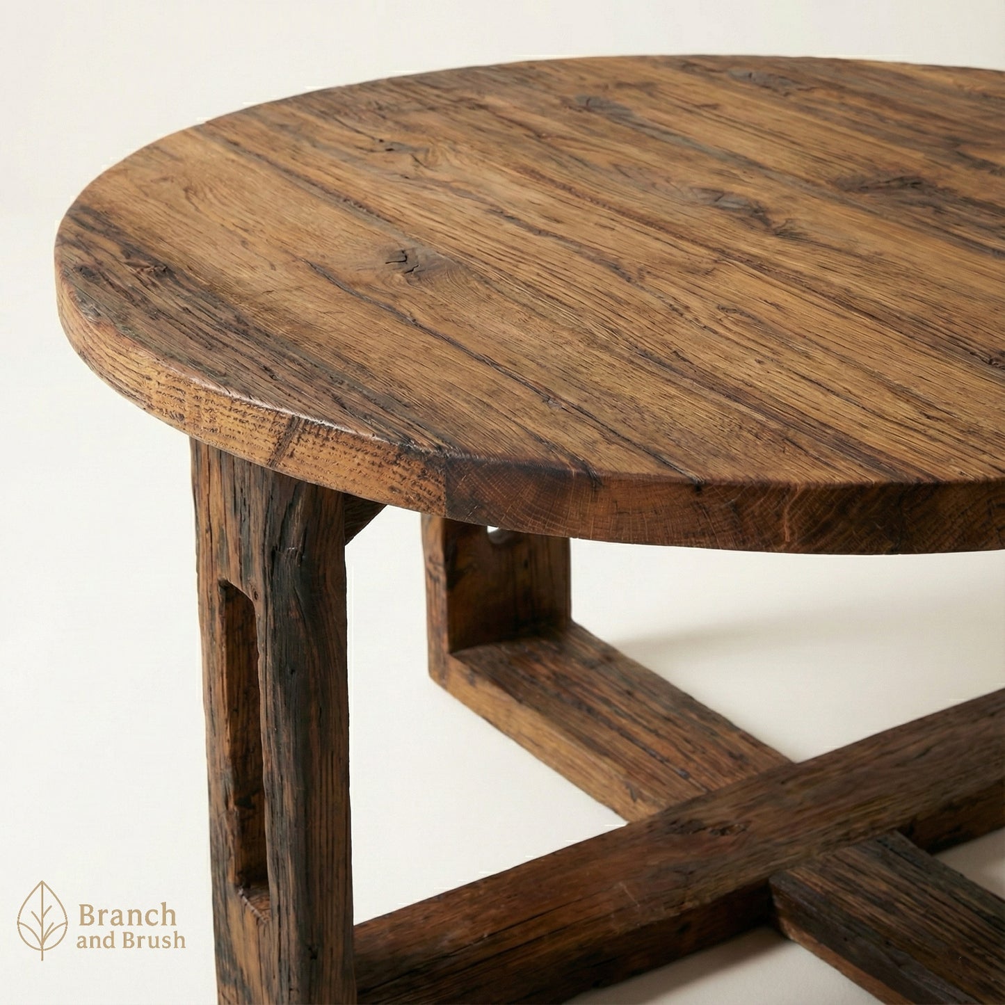 Terra Round Rustic Coffee Table - ( Ready to Purchase )