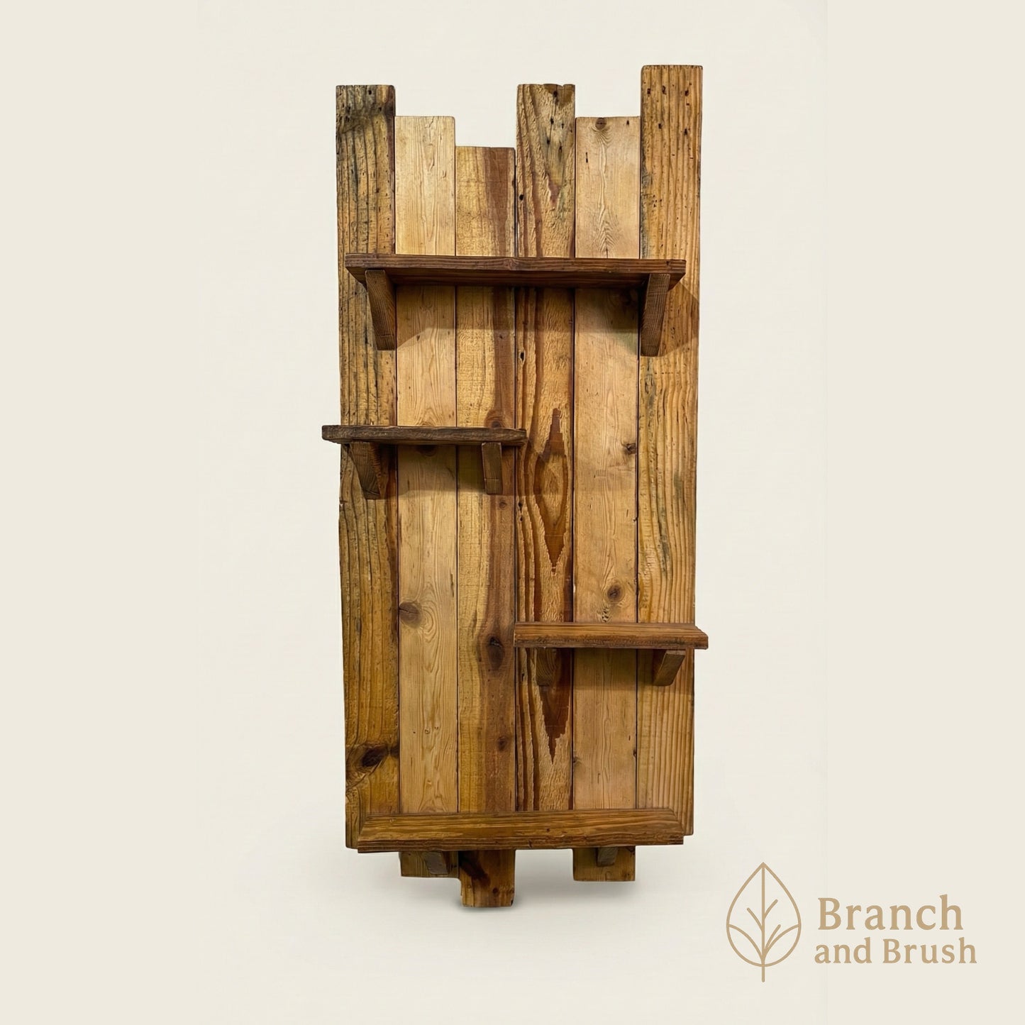 The Timber Ridge Vertical Wall Shelf - ( Ready to Purchase )