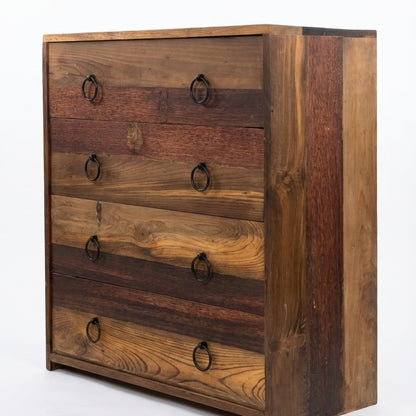 The Highlands Mixed-Tone 4-Drawer Chest - Made to Order (3 - 5 Weeks Lead Time)