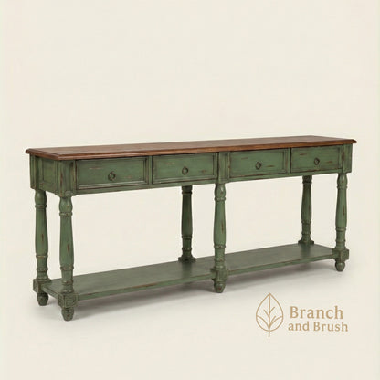 The Provence Long Console Table - Made to Order (4 - 6 Weeks Lead time)
