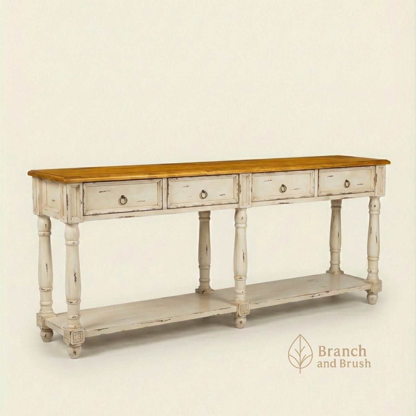 The Provence Long Console Table - Made to Order (4 - 6 Weeks Lead time)
