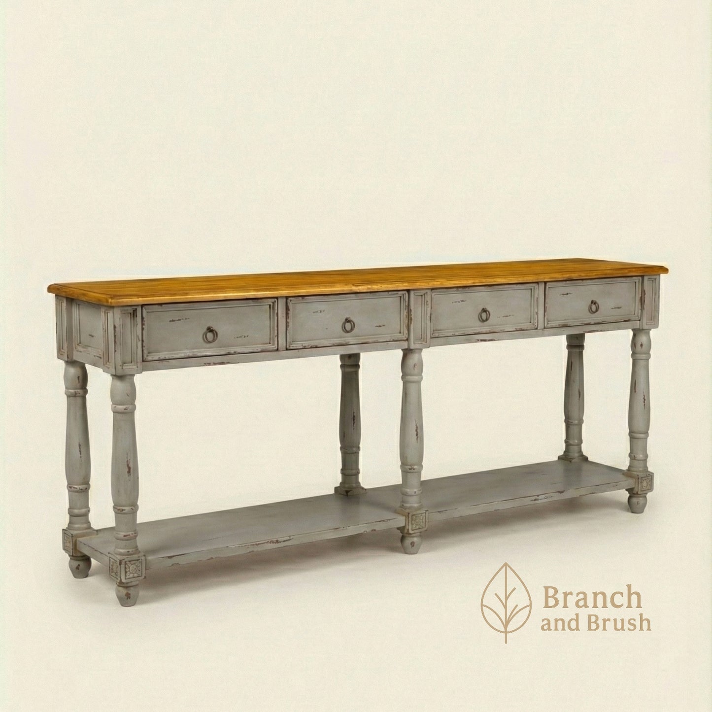 The Provence Long Console Table - Made to Order (4 - 6 Weeks Lead time)