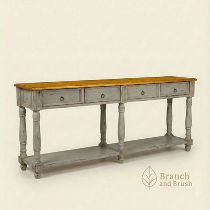 The Provence Long Console Table - Made to Order (4 - 6 Weeks Lead time)