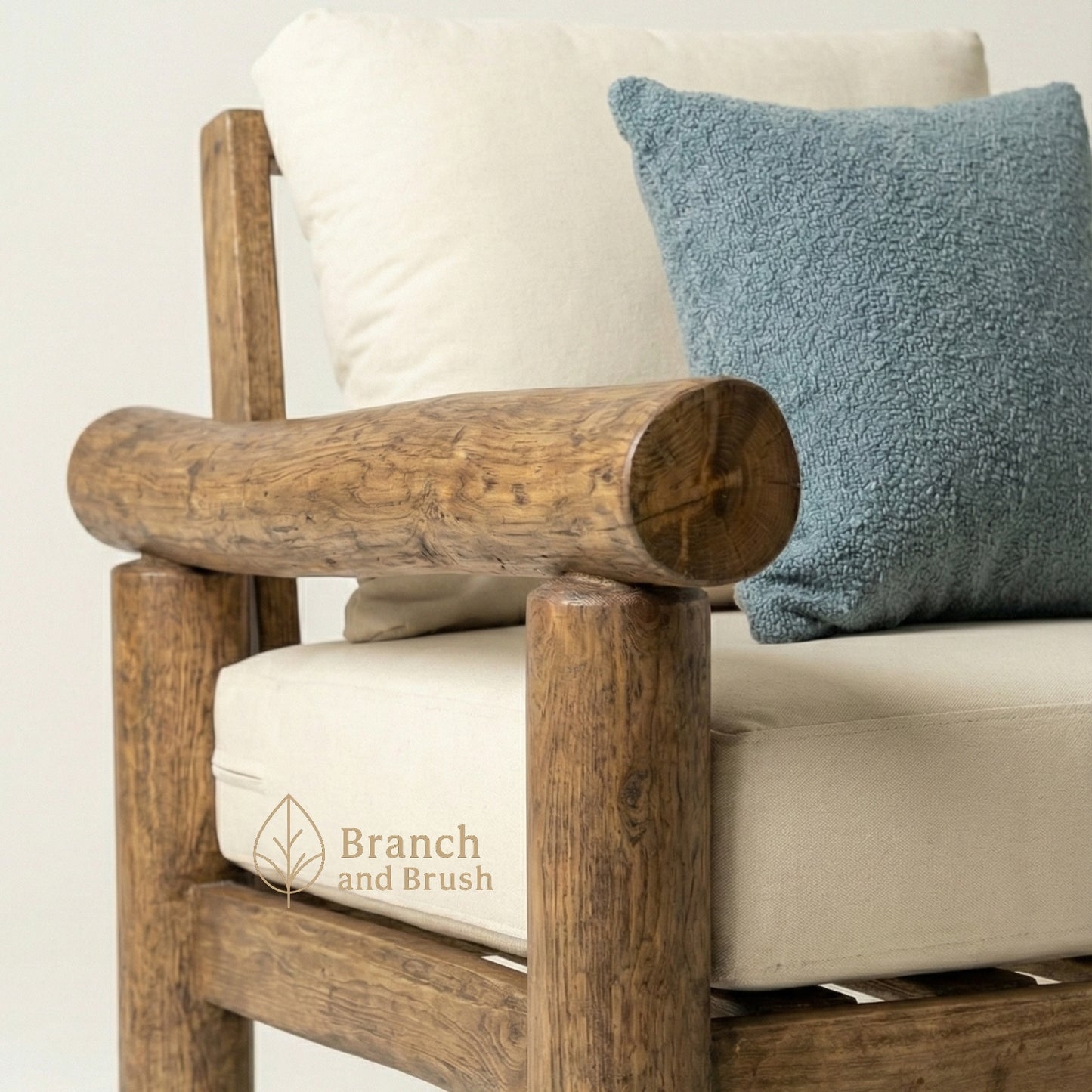 The Twin Macaws Rustic Log Living Set - Made to Order ( 5-7 Weeks Lead Time)