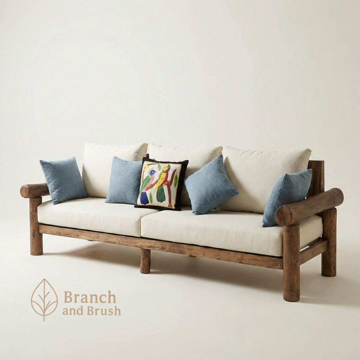 The Twin Macaws Rustic Log Living Set - Made to Order ( 5-7 Weeks Lead Time)