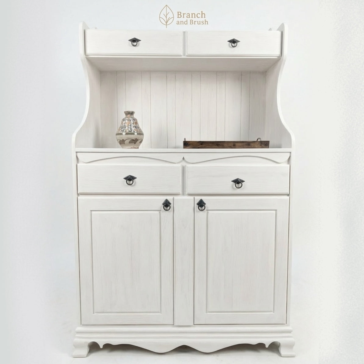 The Breton Curved Coffee Station - Made to Order ( 4-6 Weeks Lead Time)