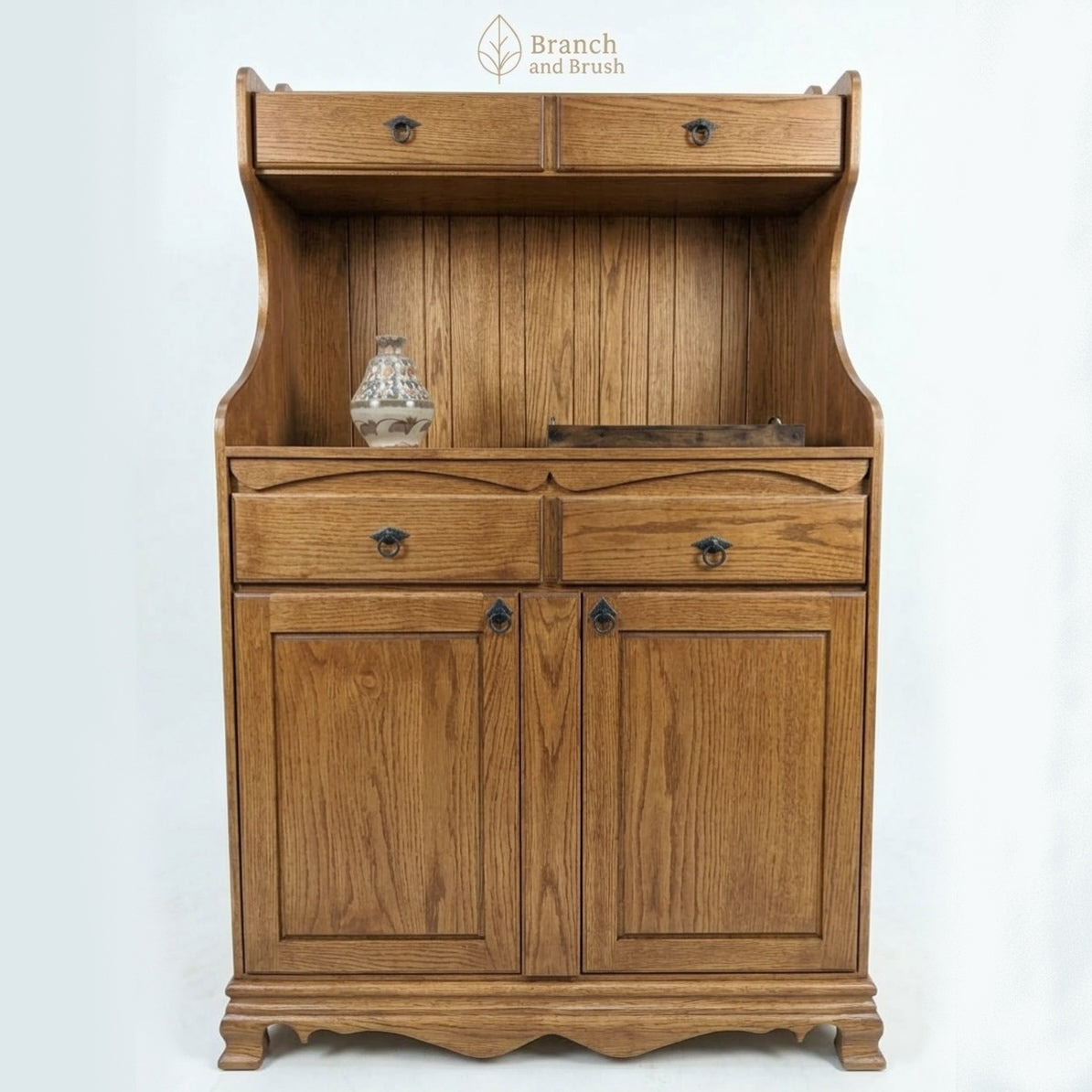 The Breton Curved Coffee Station - Made to Order ( 4-6 Weeks Lead Time)