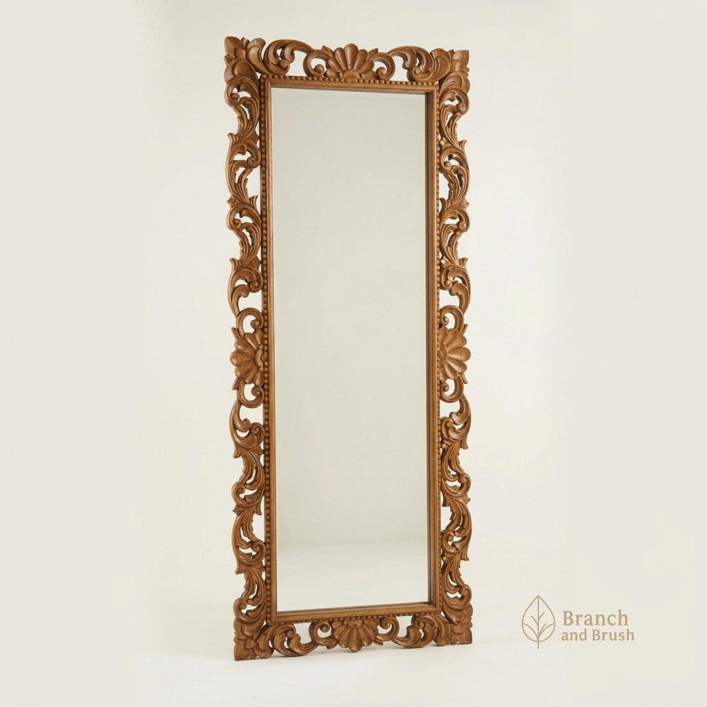 The Antoinette Baroque Carved Mirror - Made to Order ( 4-6 Weeks Lead Time)