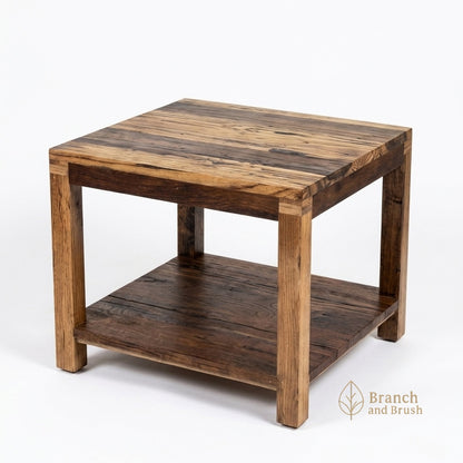 The Mesa Solid Wood Side Tables (Set of 2) - ( Ready to Purchase)