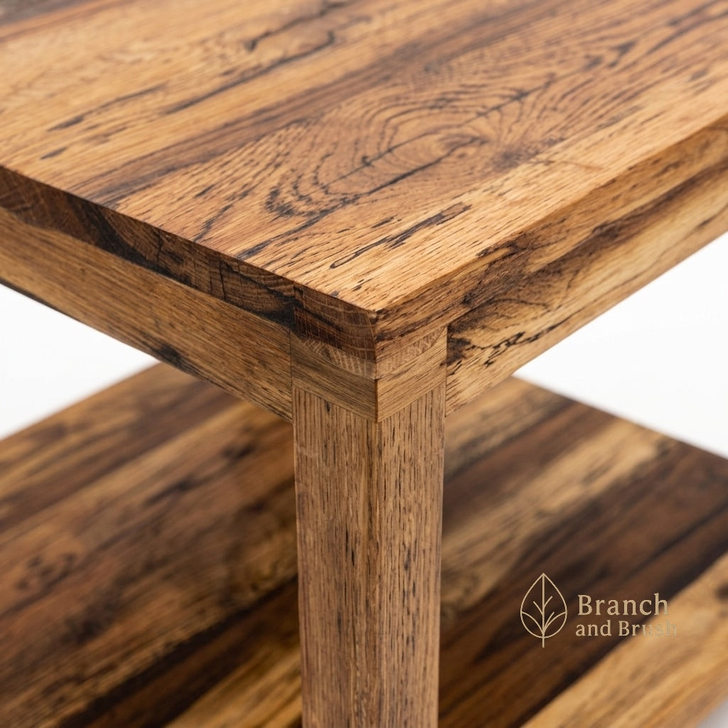 The Mesa Solid Wood Side Tables (Set of 2) - ( Ready to Purchase)