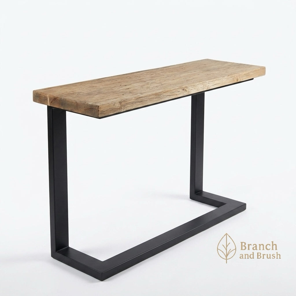 The Ironwood Industrial Console Table - ( Ready to Purchase)