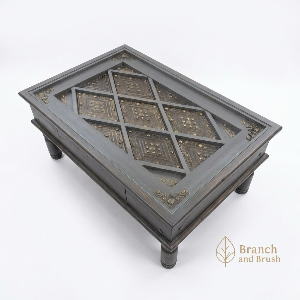 The Sahara Tile-Top Coffee Table - (Ready to Purchase)