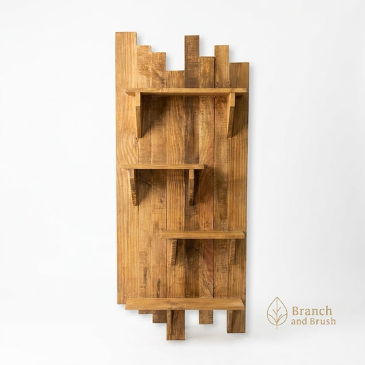 The Timber Ridge Vertical Wall Shelf - (Ready to Purchase)