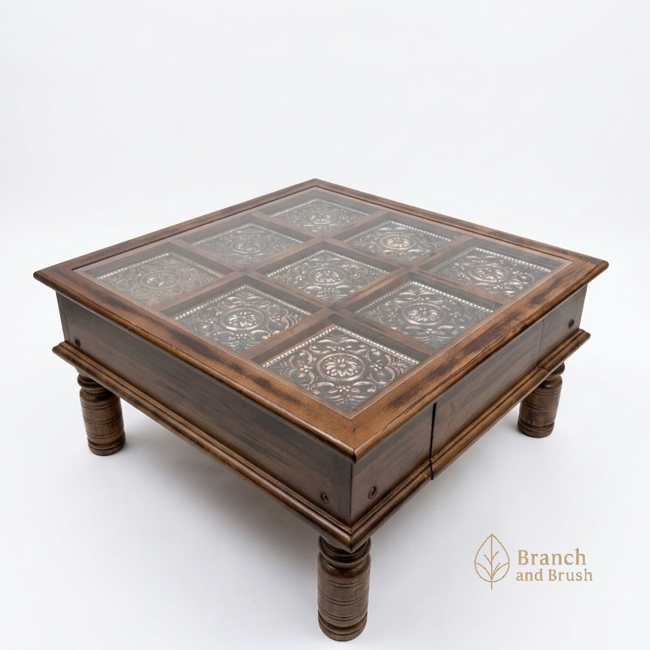 The Andalusian Nine-Tile Coffee Table - (Ready to Purchase)
