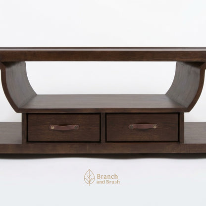 The Sculptural Slatted Media Console - (Ready to purchase)