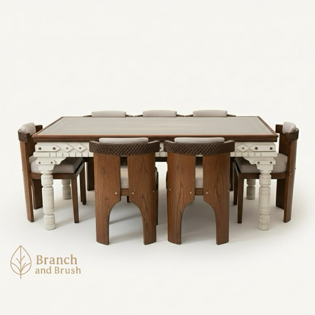The Majlis Dining Set (8-Seater) - Made to Order (5-8 weeks Lead time)