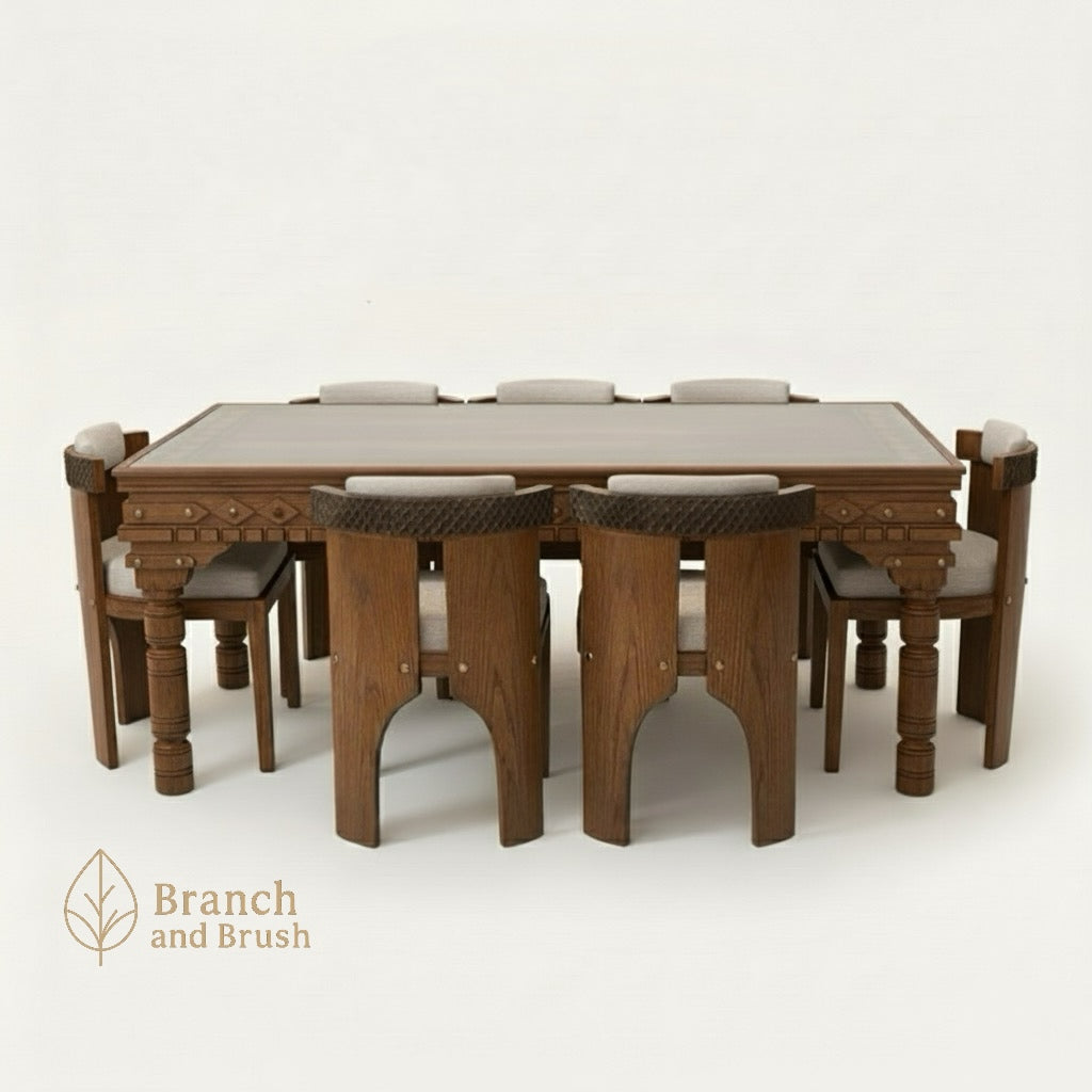The Majlis Dining Set (8-Seater) - Made to Order (5-8 weeks Lead time)