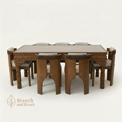 The Majlis Dining Set (8-Seater) - Made to Order (5-8 weeks Lead time)