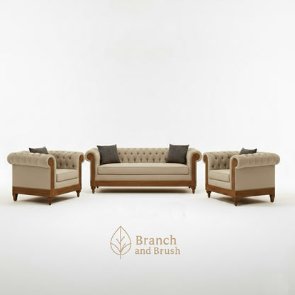 The Willowcrest Chesterfield Living Room Set- Made to Order (6-8 weeks Lead time)