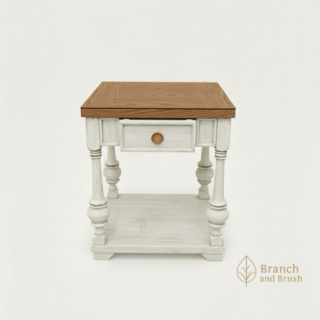 Classic Turned-Leg Side Table - Made to Order (4-6 weeks Lead time)