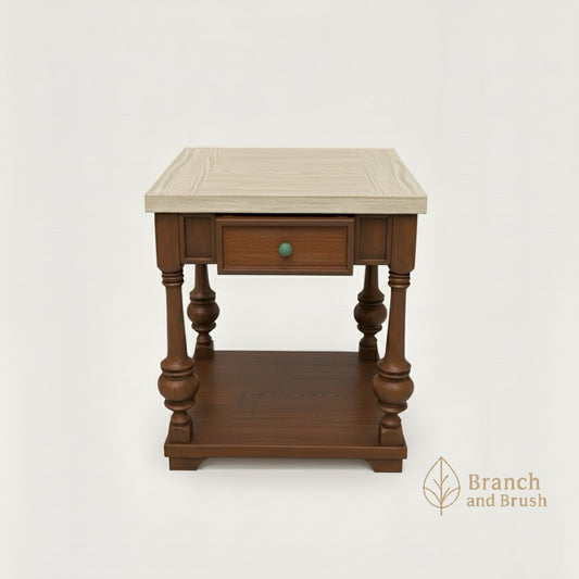 Classic Turned-Leg Side Table - Made to Order (4-6 weeks Lead time)