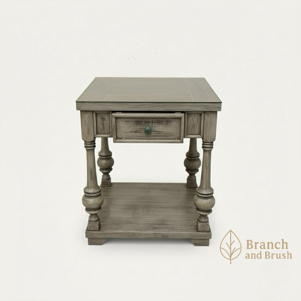 Classic Turned-Leg Side Table - Made to Order (4-6 weeks Lead time)