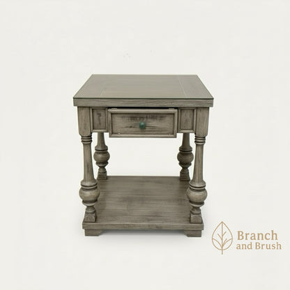 Classic Turned-Leg Side Table - Made to Order (4-6 weeks Lead time)