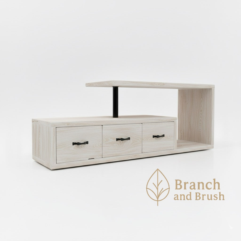 Modern Split-Level TV Unit - Made to Order (4-6 weeks Lead time)