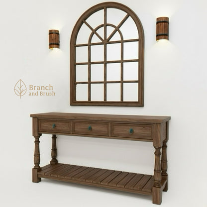 The Arched Haven Console & Mirror Set - Made to Order (5-7 weeks Lead time)