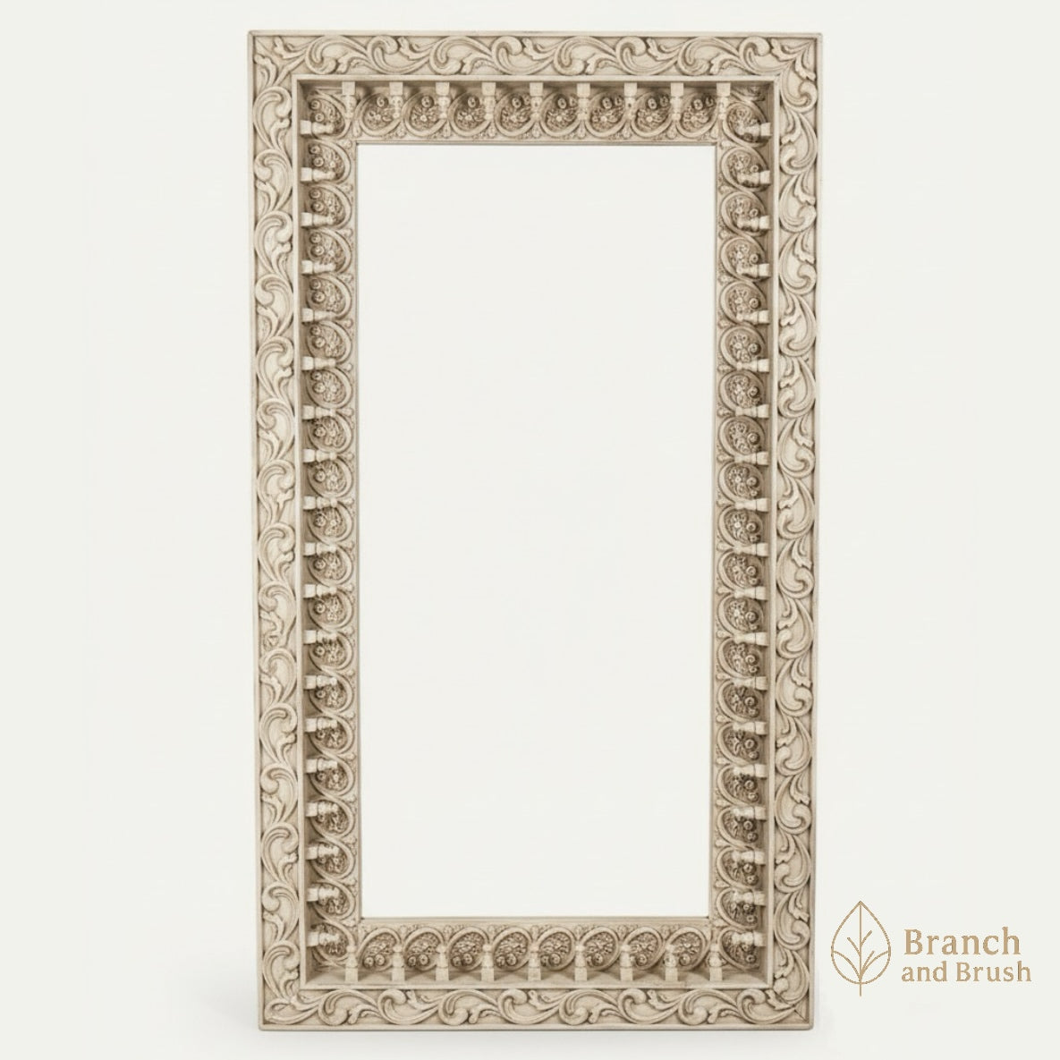 Heirloom Carved Wall Mirror - Made to Order (4-6 weeks Lead time)