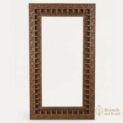 Heirloom Carved Wall Mirror - Made to Order (4-6 weeks Lead time)