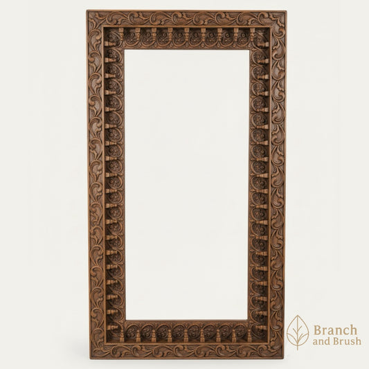 Heirloom Carved Wall Mirror - Made to Order (4-6 weeks Lead time)