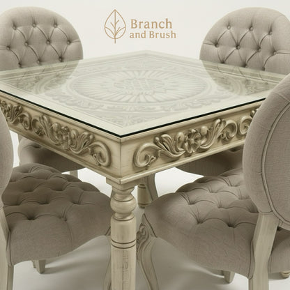 Heritage Carved Dining Set - Made to Order (5-8 weeks Lead time)