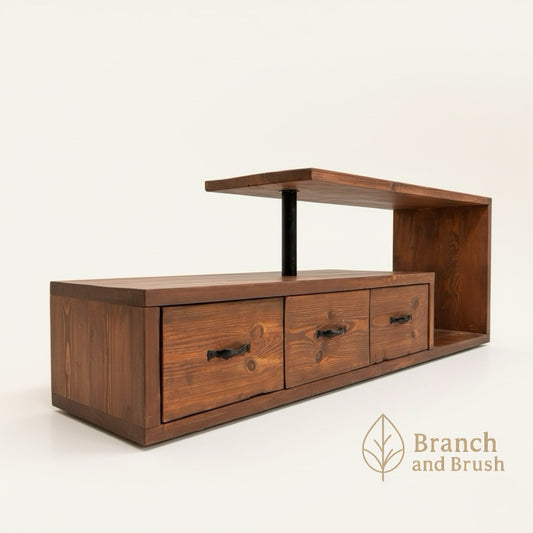 Modern Split-Level TV Unit - Made to Order (4-6 weeks Lead time)