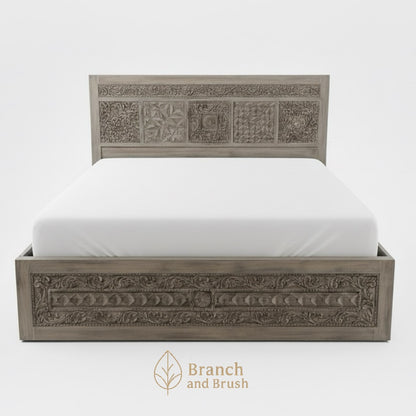 Heirloom Carved Bed - Made to Order (5-8 weeks Lead time)