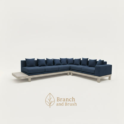 Harborline Carved Base Sectional Sofa - Made to Order (4-6 weeks Lead time)